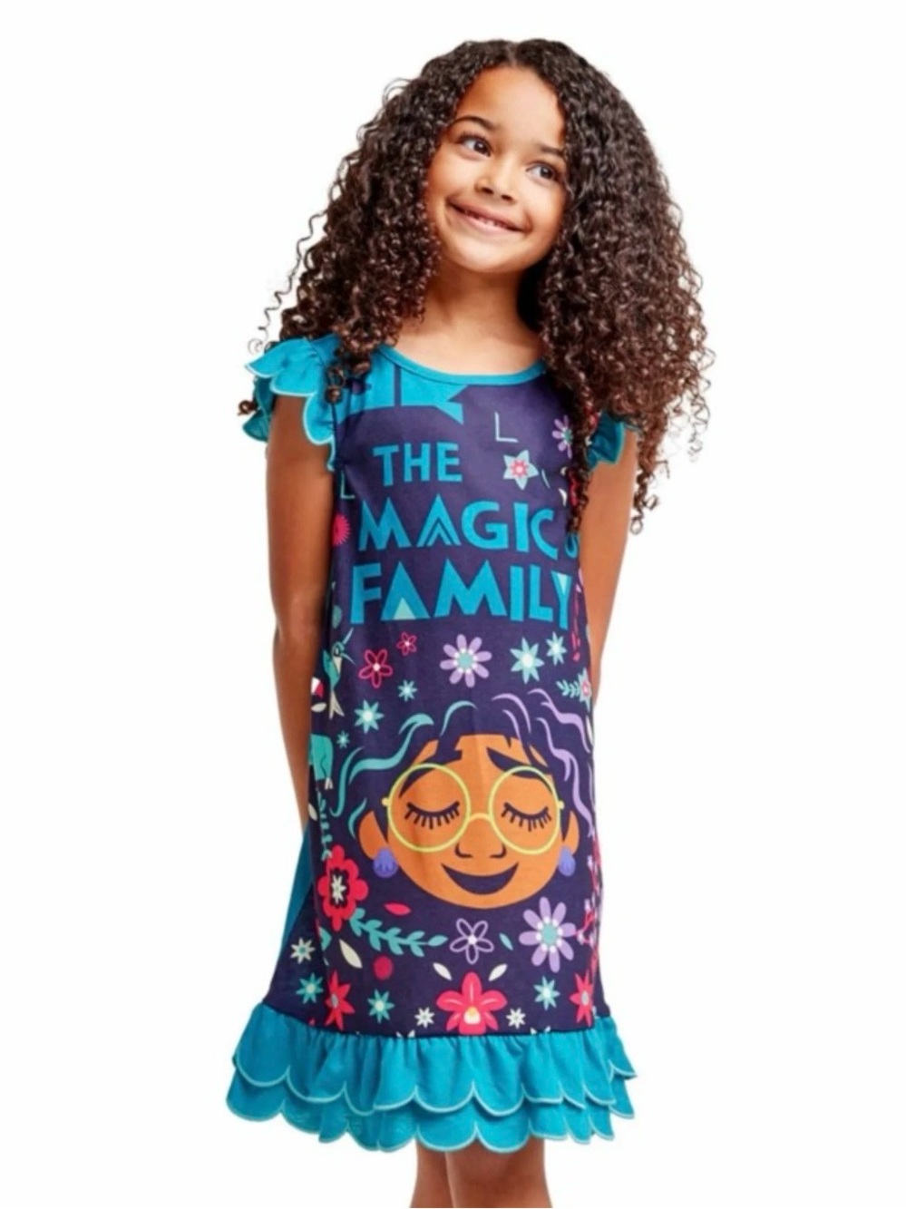NWT Disney Store Encanto Nightshirt Magic of Family Summer Nightgown Girls 9/10